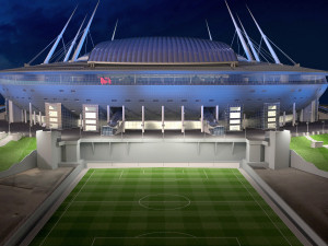 Krestovsky Stadium Zenit Arena 3D 模型
