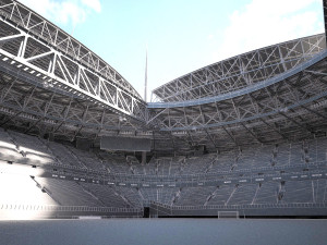 Krestovsky Stadium Zenit Arena 3D 模型