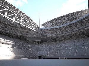Krestovsky Stadium Zenit Arena 3D Model
