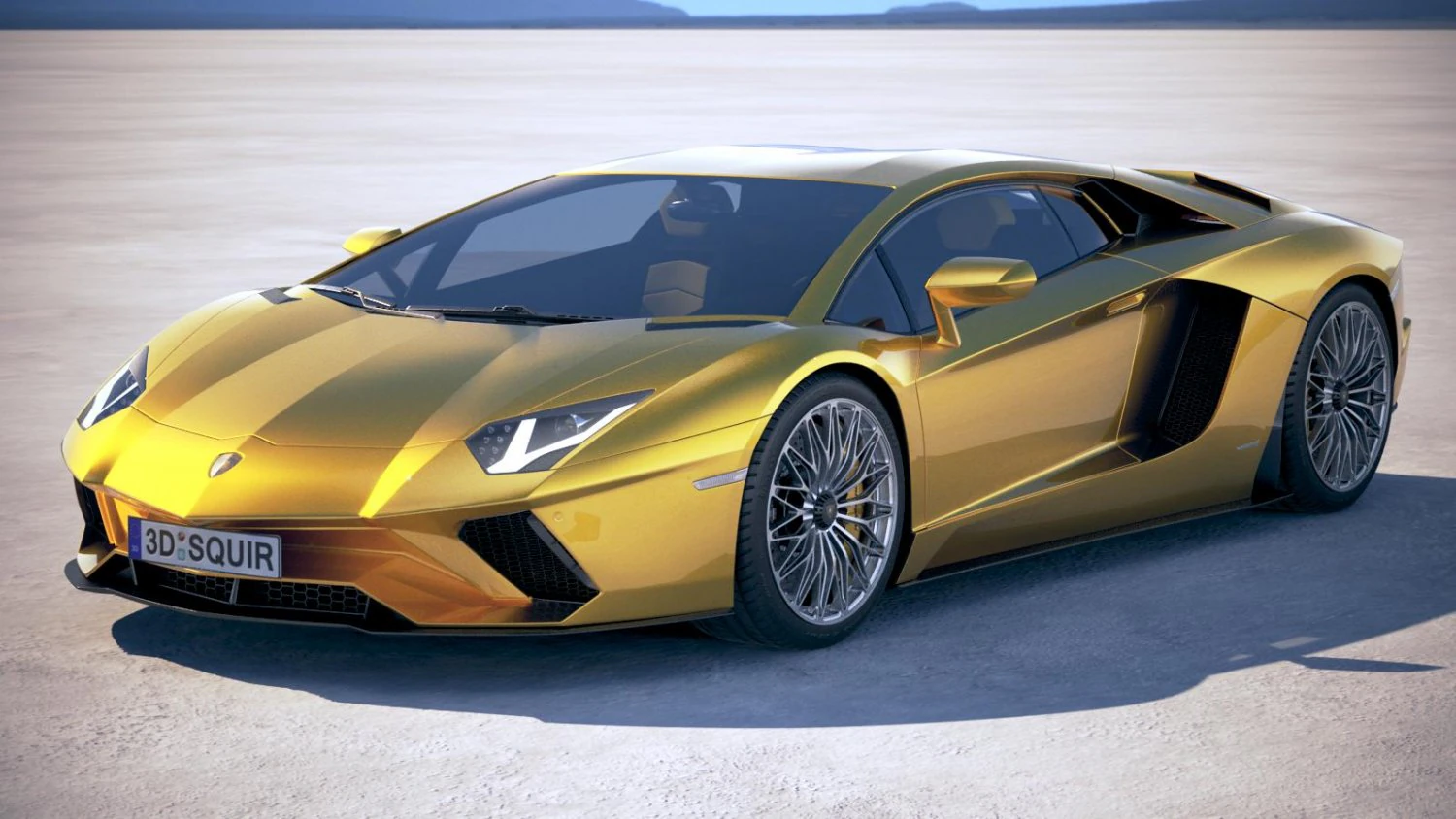 Aventador S 2017 3D Model .c4d .max .obj .3ds .fbx .stl .blend 