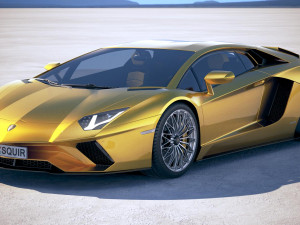 Aventador S 2017 3D 모델