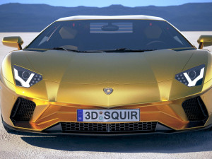 Aventador S 2017 3D Model