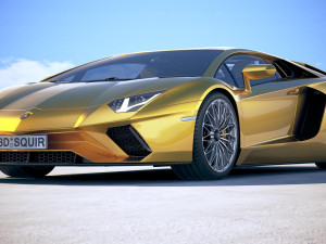 Aventador S 2017 3D Model