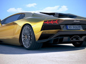 Aventador S 2017 3D Model