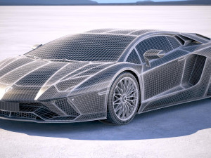 Aventador S 2017 3D Model