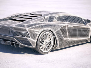 Aventador S 2017 3D Model