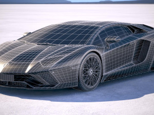 Aventador S 2017 3D Model