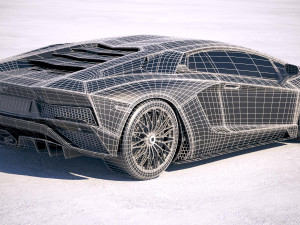 Aventador S 2017 3D Model