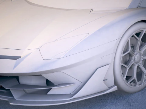 Aventador SVJ 2019 3D Model
