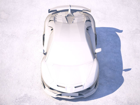 Aventador SVJ 2019 3D-Modell
