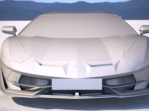Aventador SVJ 2019 3D Model