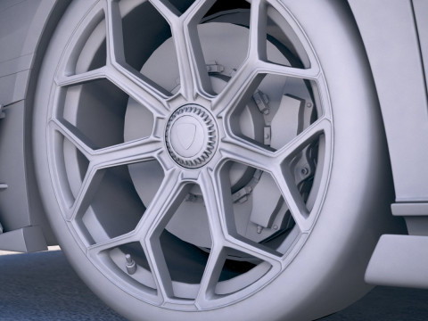 Aventador SVJ 2019 3D-Modell