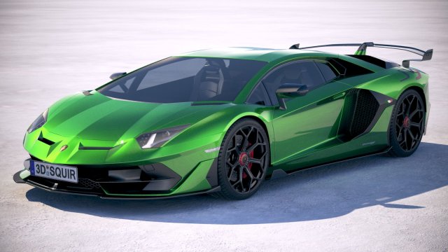 Aventador SVJ 2019 3D-Modell .c4d .max .obj .3ds .fbx .stl .blend