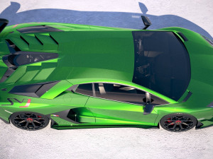 Aventador SVJ 2019 3D-Modell