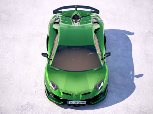 Aventador SVJ 2019 3D-Modell