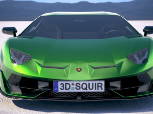 Aventador SVJ 2019 3D-Modell