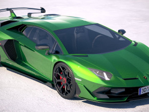 Aventador SVJ 2019 3D-Modell