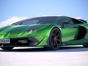 Aventador SVJ 2019 3D-Modell