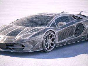 Aventador SVJ 2019 3D Model