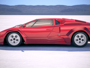 Countach LP500 Anniversary 3D मॉडल