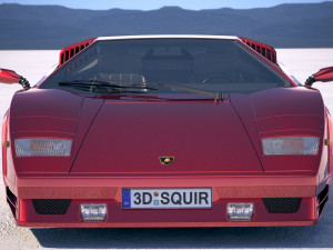 Countach LP500 Anniversary 3D मॉडल