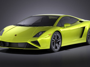 Gallardo LP560 4 2015 vray Modelo 3D