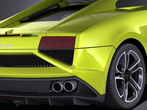 Gallardo LP560 4 2015 vray Modelo 3D
