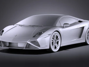 Gallardo LP560 4 2015 vray 3D Model