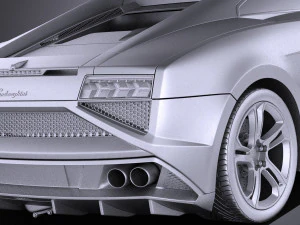 Gallardo LP560 4 2015 vray 3D Model