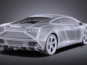 Gallardo LP560 4 2015 vray 3D Model