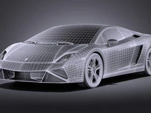 Gallardo LP560 4 2015 vray 3D Model