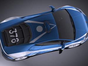 Huracan 2016 Italian Police vray Modèle 3D