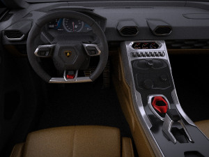 Huracan 2016 Italian Police vray Modèle 3D