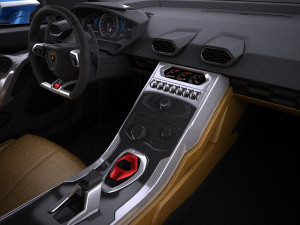 Huracan 2016 Italian Police vray Modèle 3D