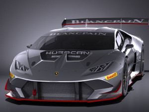 Huracan LP-620 2 Super Trofeo 2017 vray 3D Model