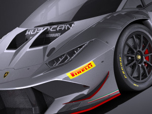Huracan LP-620 2 Super Trofeo 2017 vray 3D Model