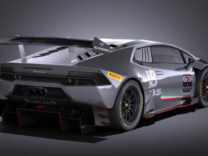 Huracan LP-620 2 Super Trofeo 2017 vray Modèle 3D