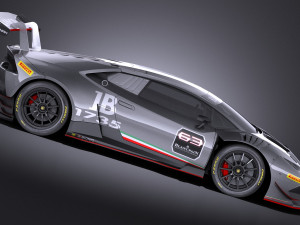 Huracan LP-620 2 Super Trofeo 2017 vray 3D Model