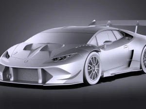 Huracan LP-620 2 Super Trofeo 2017 vray Modèle 3D