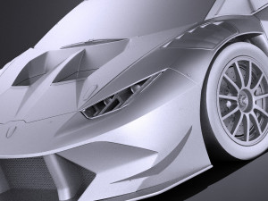 Huracan LP-620 2 Super Trofeo 2017 vray 3D Model