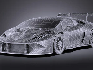 Huracan LP-620 2 Super Trofeo 2017 vray Modèle 3D