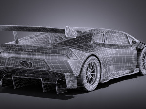 Huracan LP-620 2 Super Trofeo 2017 vray 3D Model