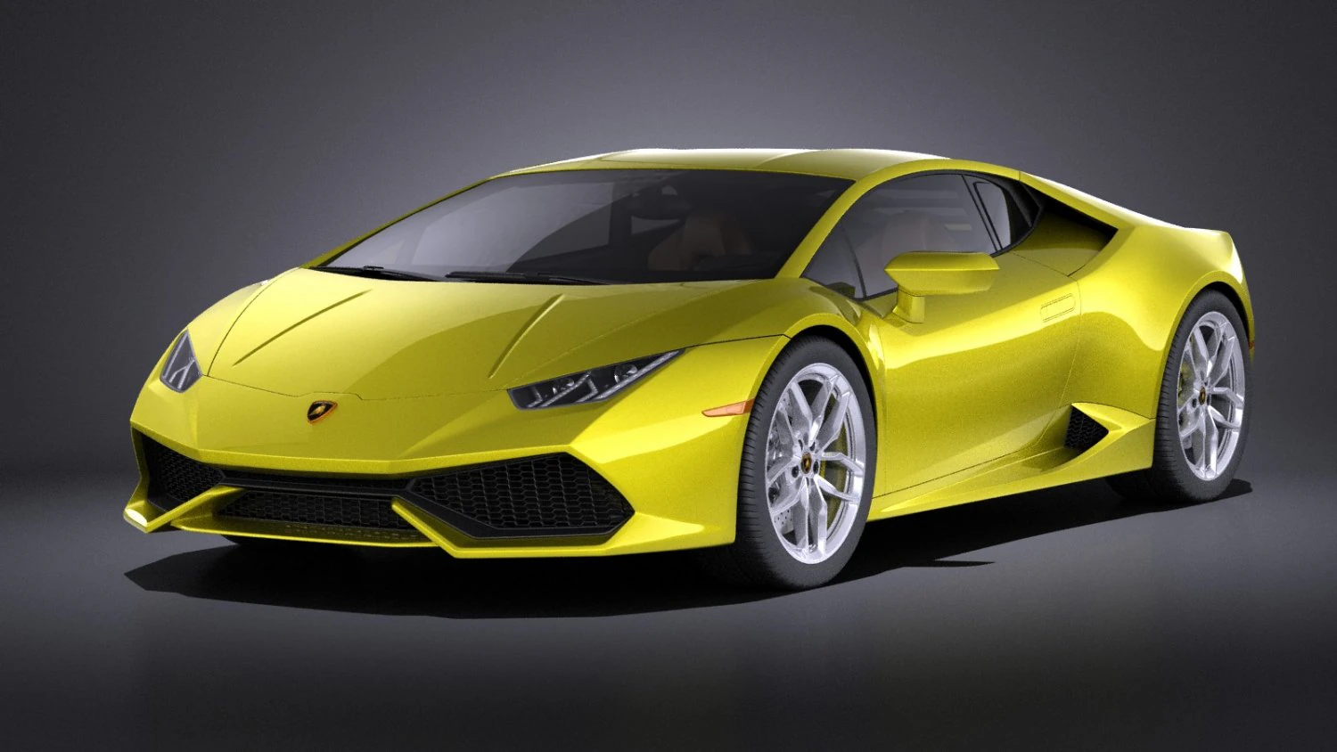 Huracan LP 610-4 2016 vray 3D Model .c4d .max .obj .3ds .fbx .stl .blend 