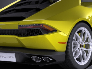 Huracan LP 610-4 2016 vray Modèle 3D