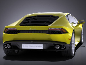Huracan LP 610-4 2016 vray Modèle 3D