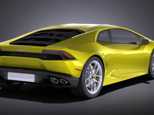 Huracan LP 610-4 2016 vray Modèle 3D