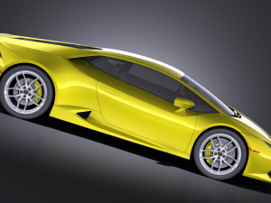 Huracan LP 610-4 2016 vray Modèle 3D