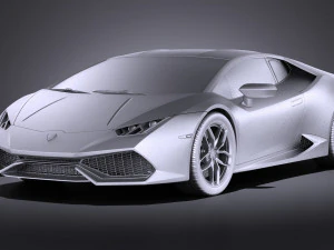 Huracan LP 610-4 2016 vray 3D Model