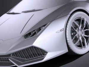 Huracan LP 610-4 2016 vray 3D Model