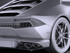Huracan LP 610-4 2016 vray Modèle 3D